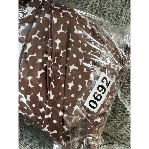 J. Crew Drop-waist cotton poplin mini dress in mocha floral Women’s Size 4 - Picture 13 of 13